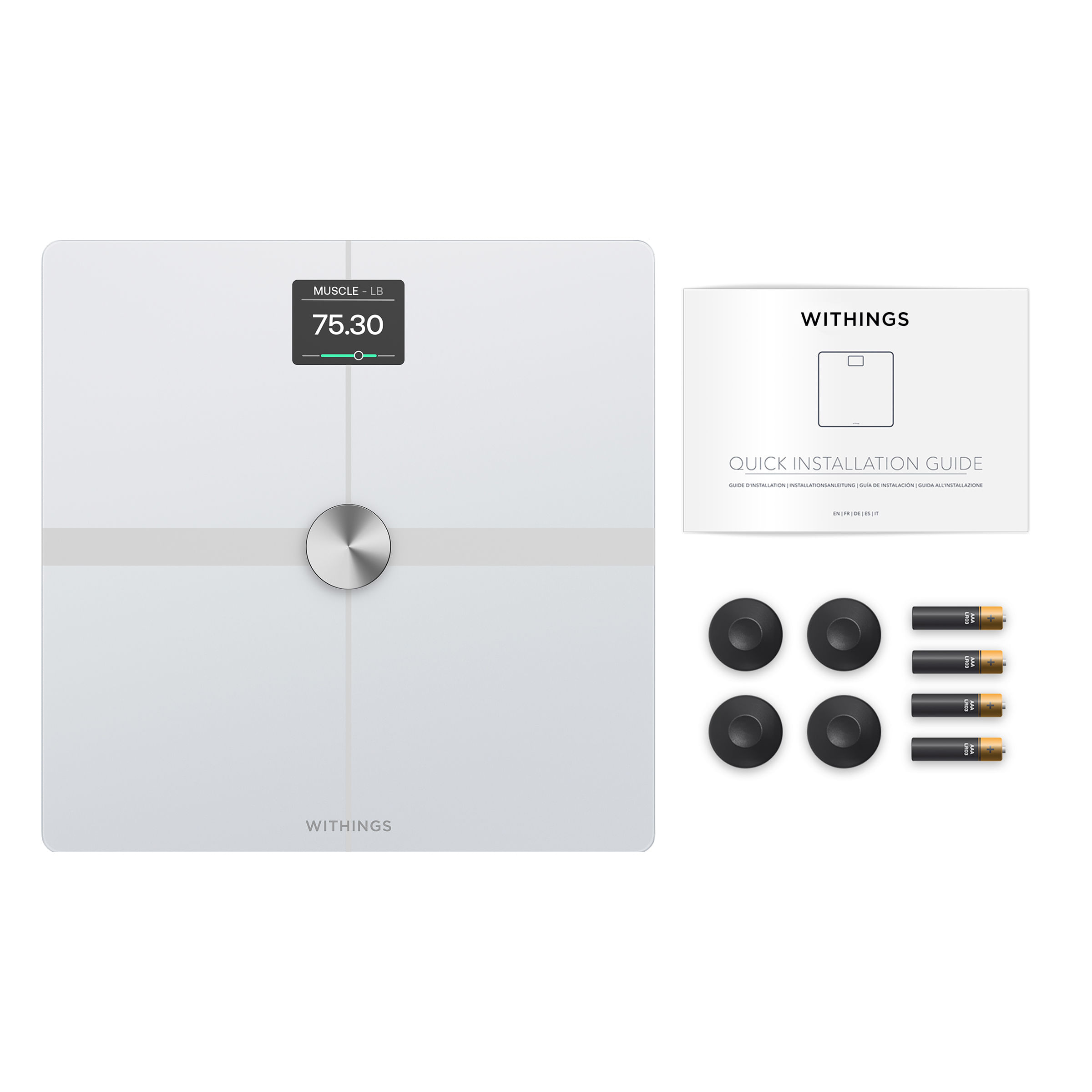 Withing   Body Comp  Wi-Fi Scale ホワイト Body Comp - White | Withings USA