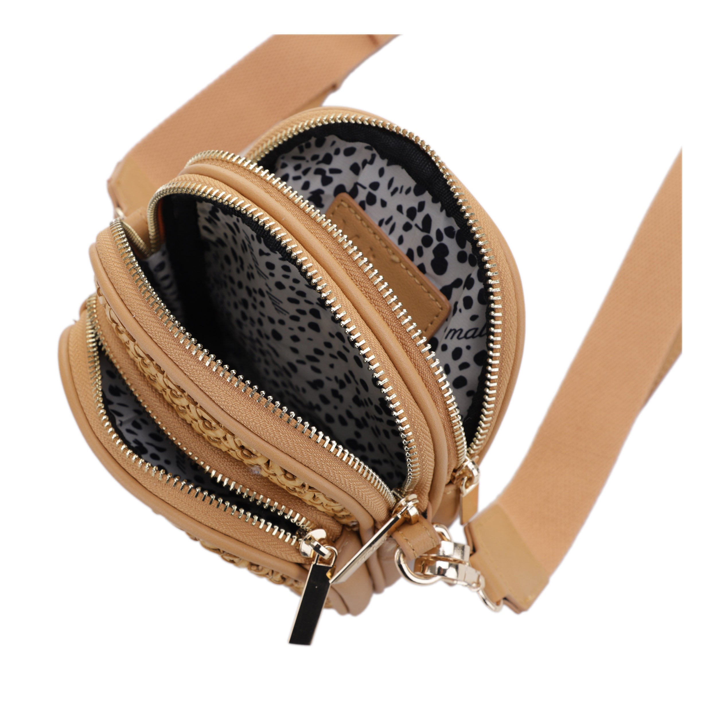 【関税送料込】ルブタン Elisa Rattan & Leather Shoulder Bag 284424-