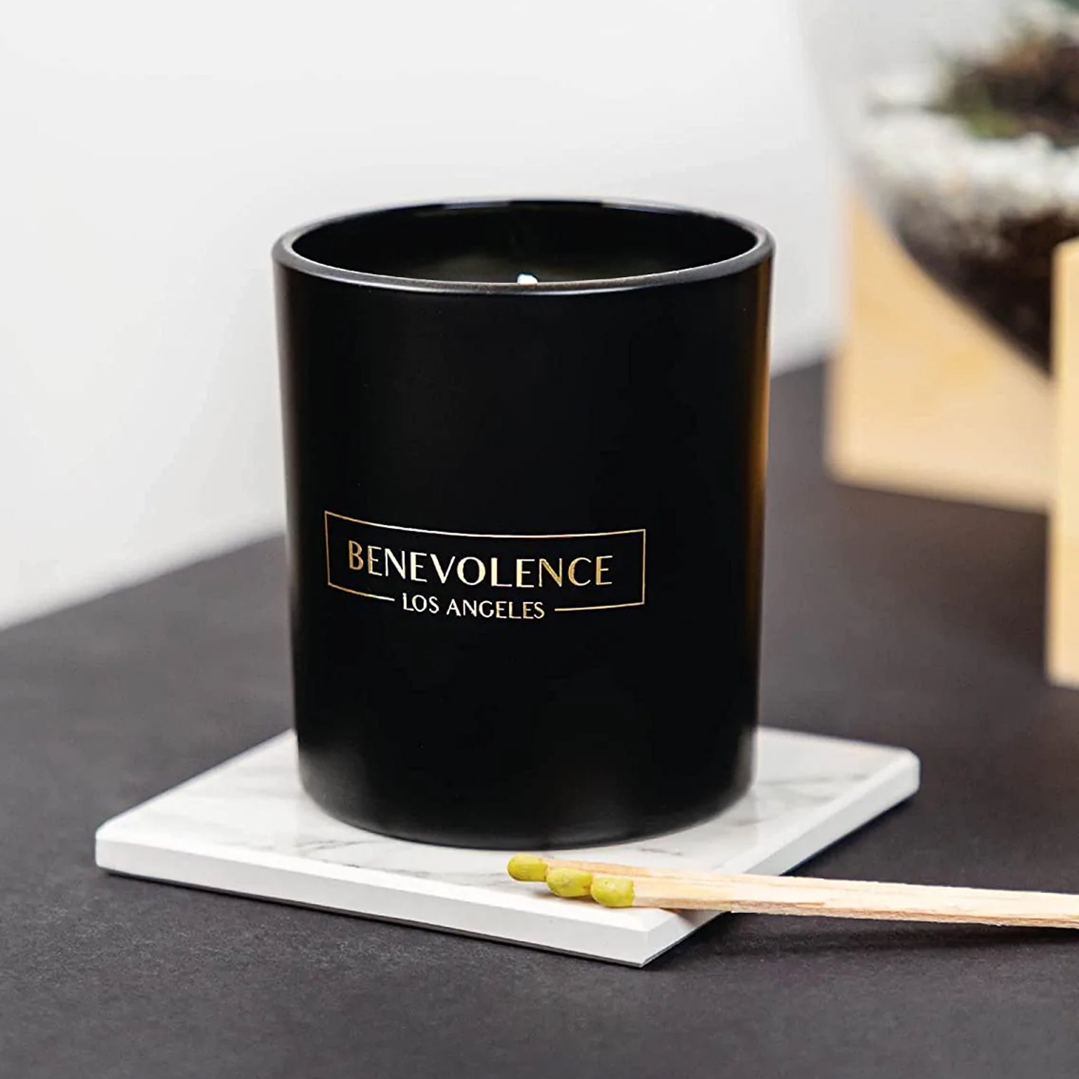 Matte Black Scented Candles - Pine Wood | Women's Health Shop