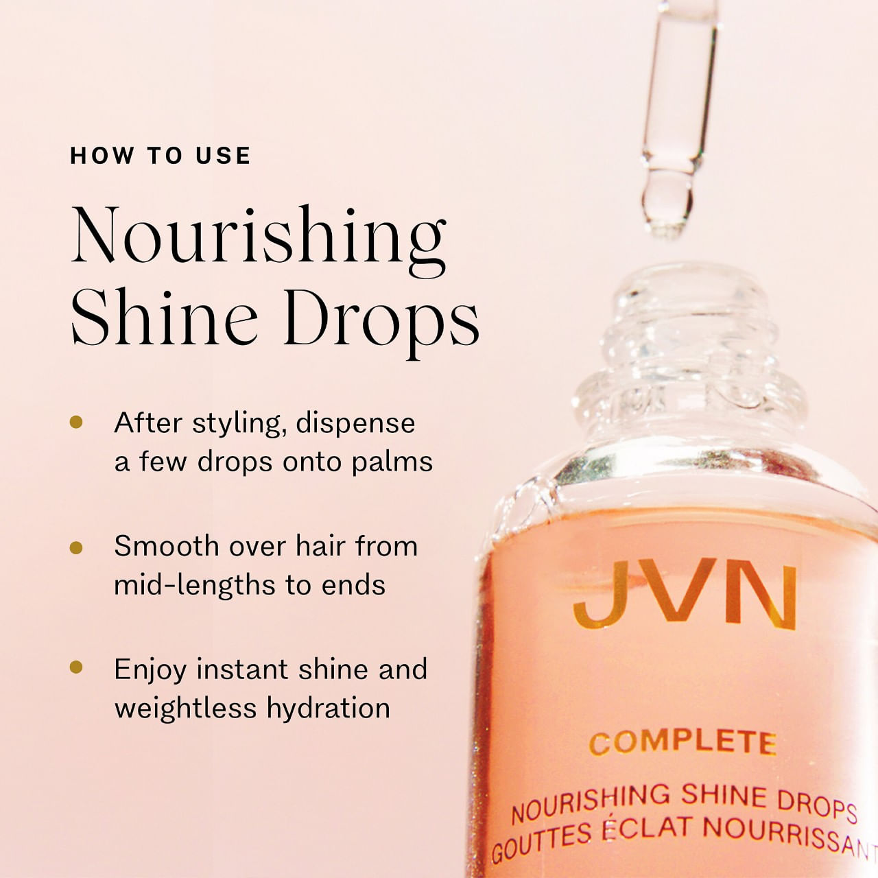 Complete Nourishing Hair Oil Shine Drops | Women's Health Shop