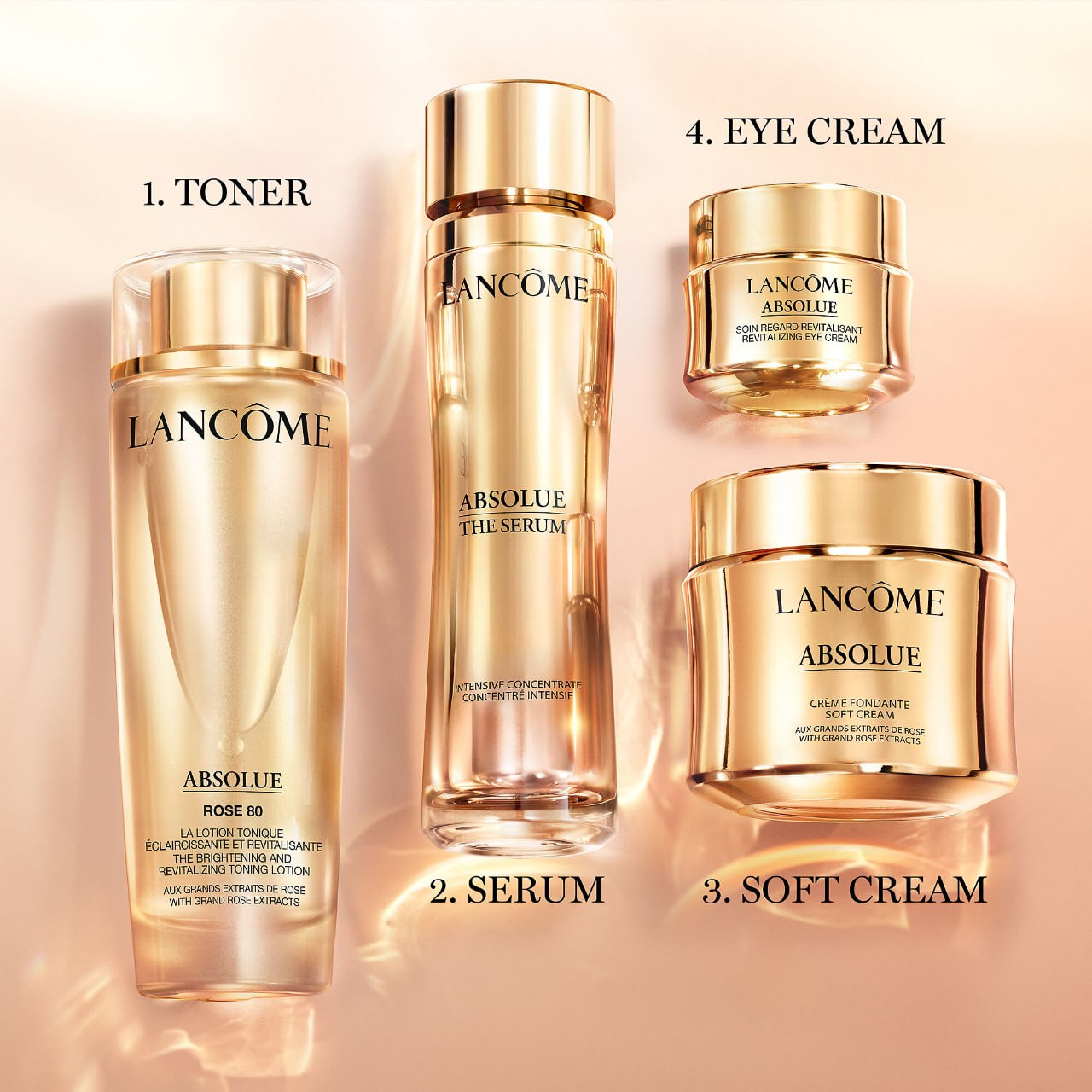 Lancôme absolue hotsell soft cream 10 pack