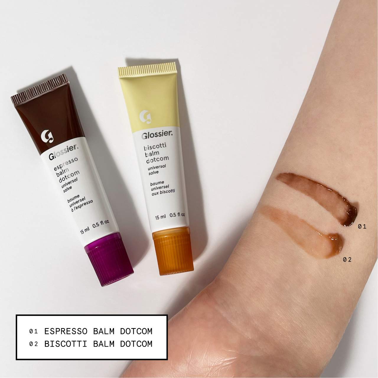 Glossier Balm グロッシアー エスプレッソ ビスコッティ Limited Edition Biscotti And Espresso Balm Dotcom Duo