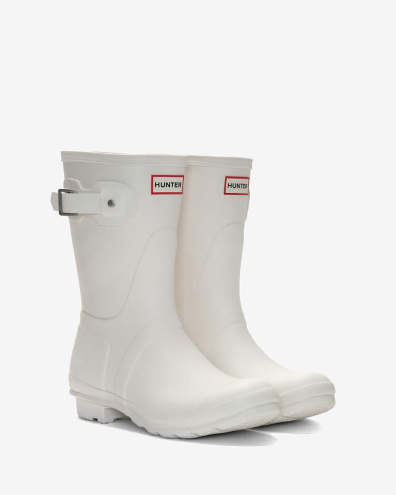 Hunter Women's S Original Short Boot White M | Women's