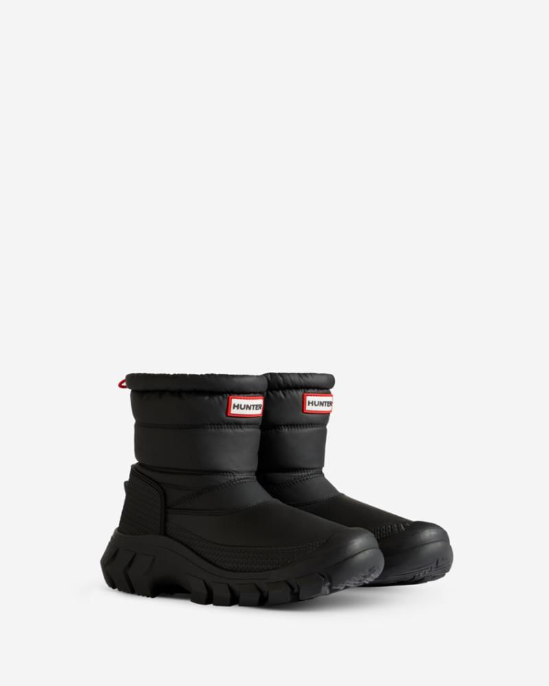 絶対的な信頼 Women's Hunter S Women's | M Black Boot Snow Short Intrepid 靴