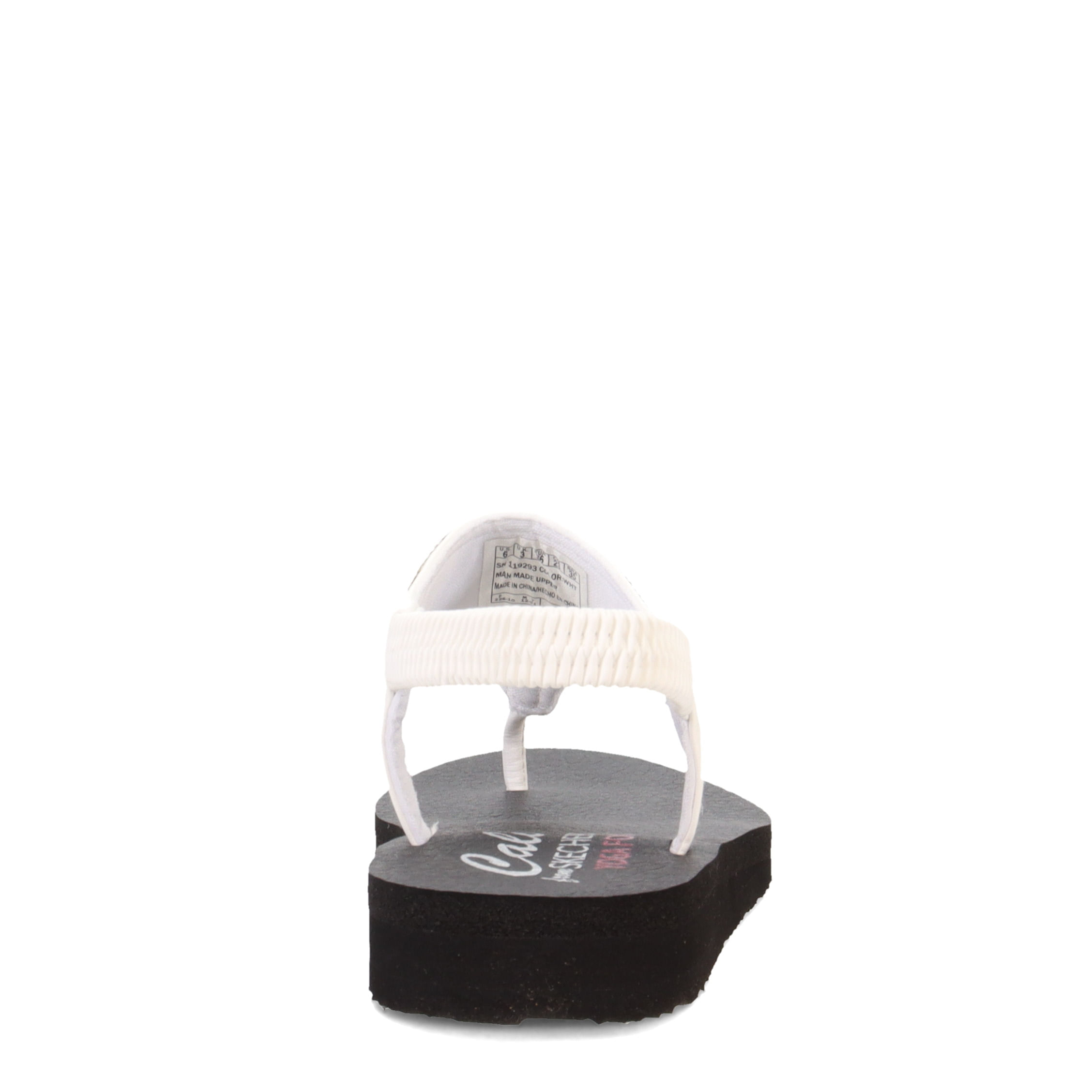 Skechers Womens Yoga Foam Fabric Thong Strappy Ankle Strap