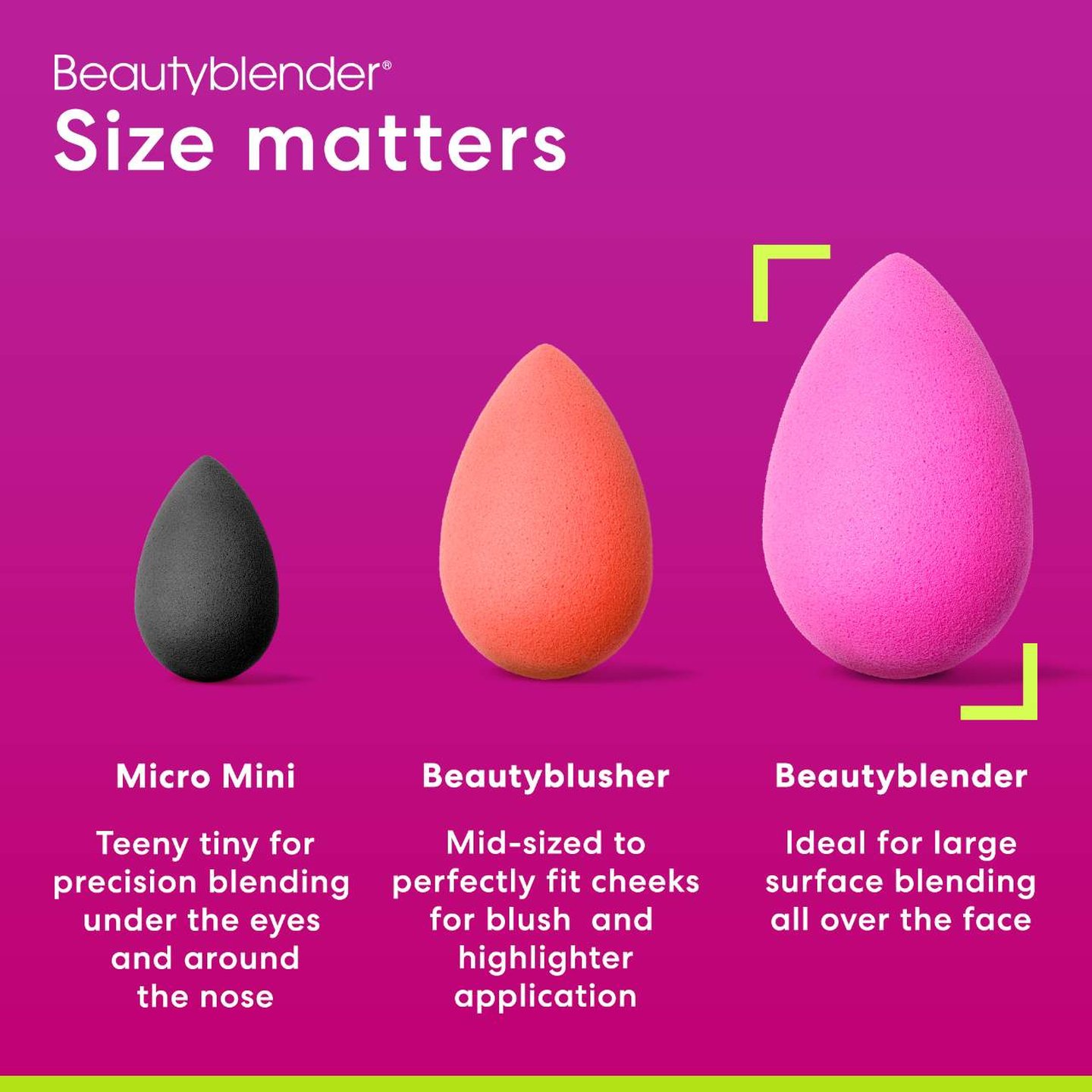 KIM & C Non Latex Cosmetics Blending Sponge
