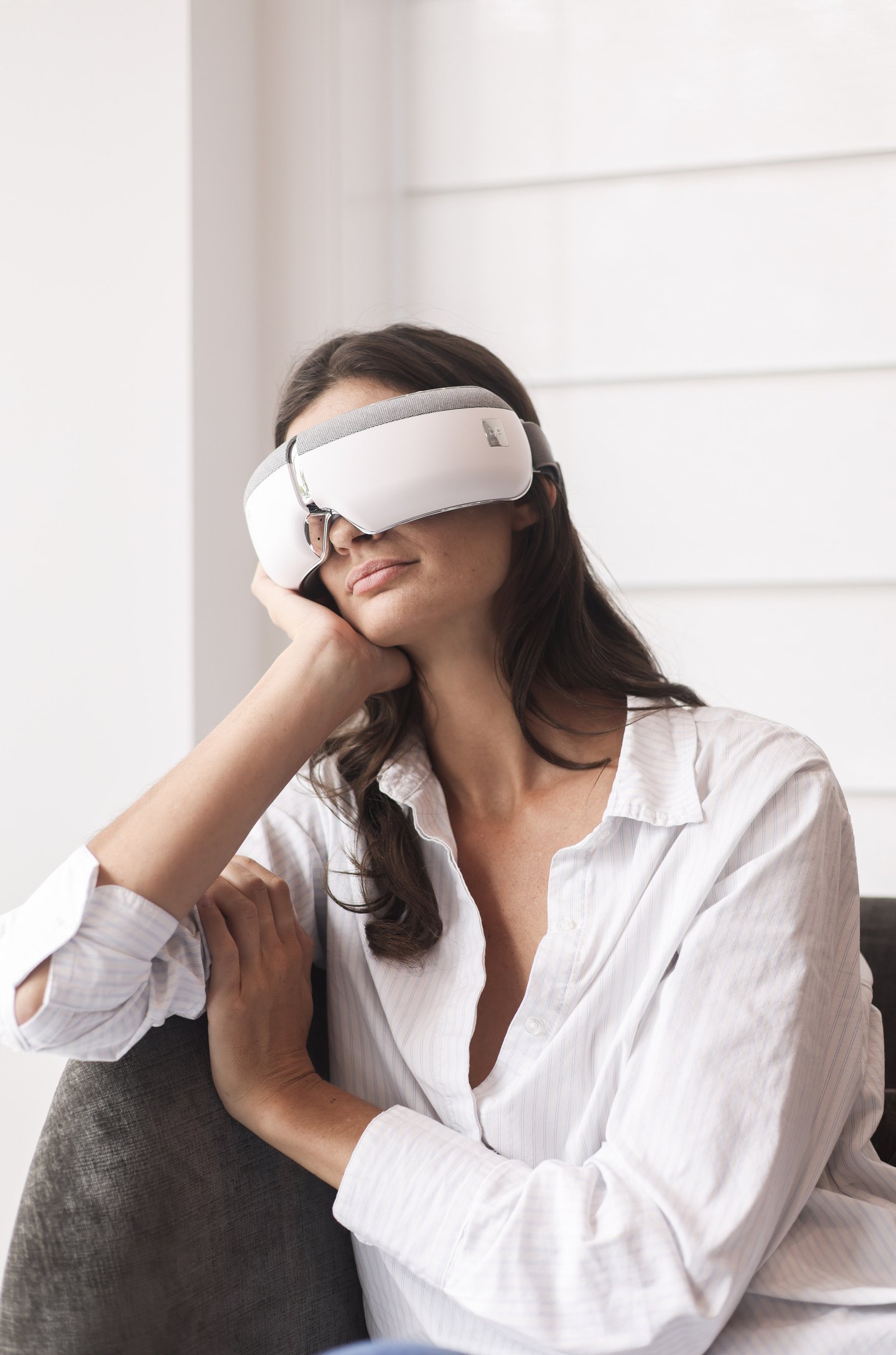Eye Massager with Heat, Air Pressure, 4 Massage Modes