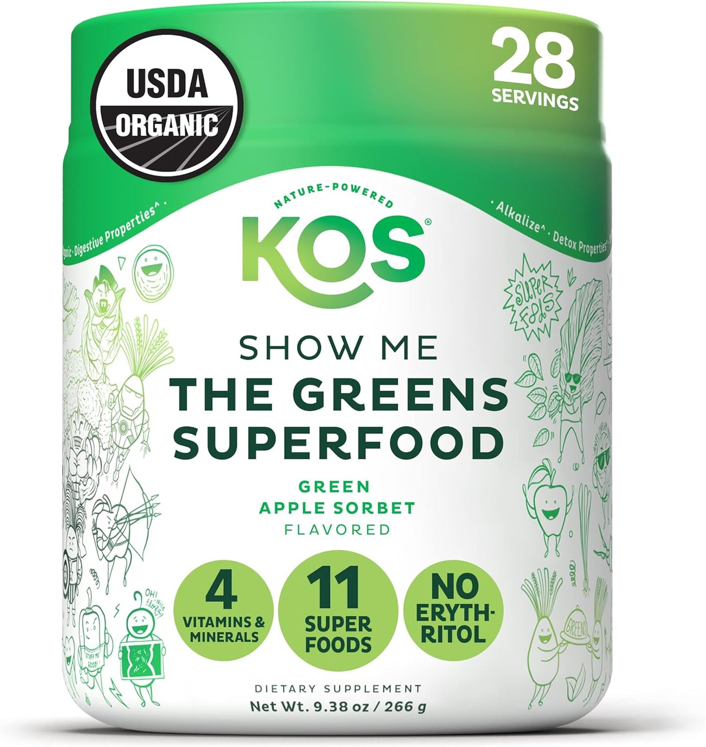 Amazon.com: KOS Organic Lion's Mane Powder - Natural