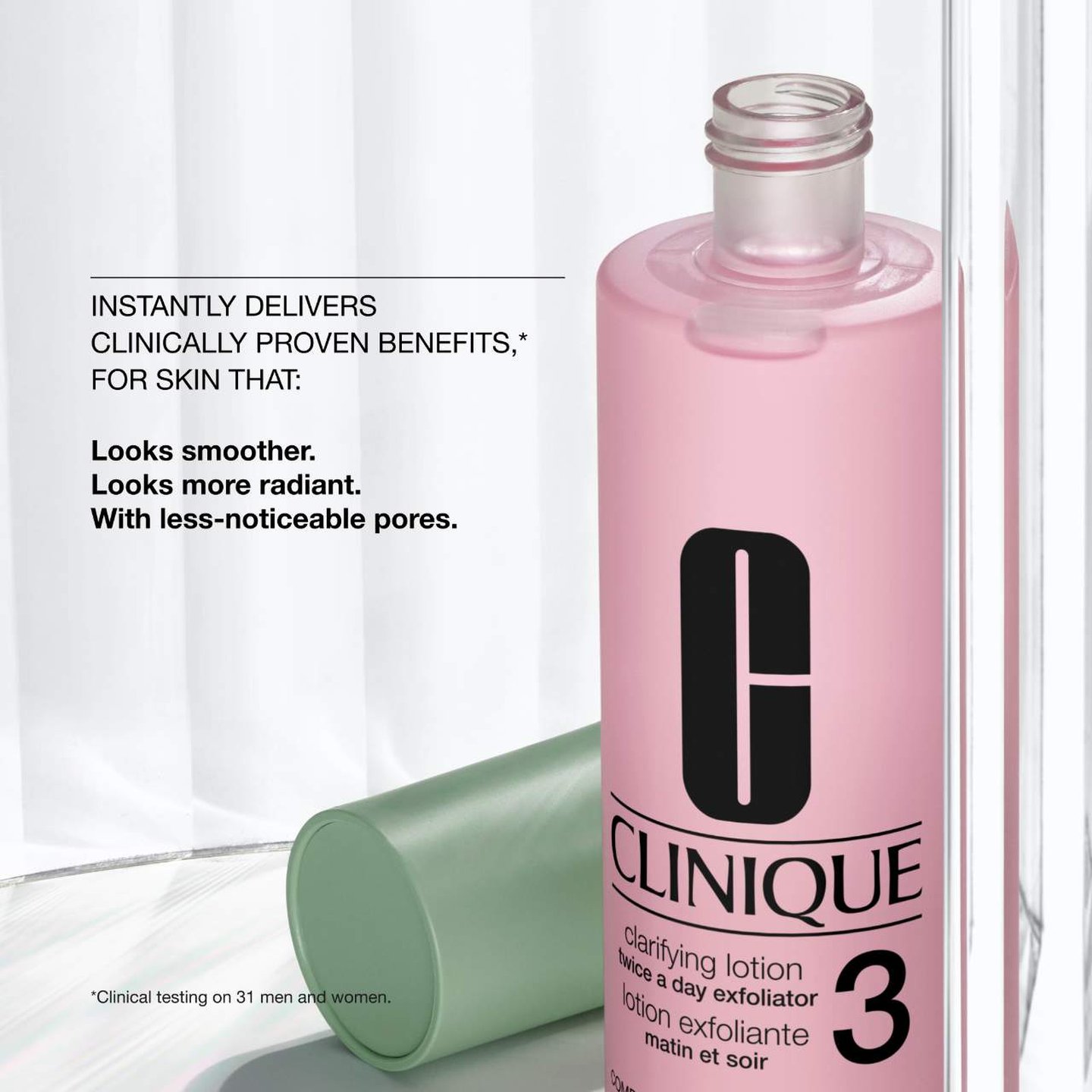 送料無料 百貨店 Face Clarifying Lotion Combination For Exfoliator Liquid 3 クレンジング/メイク落とし