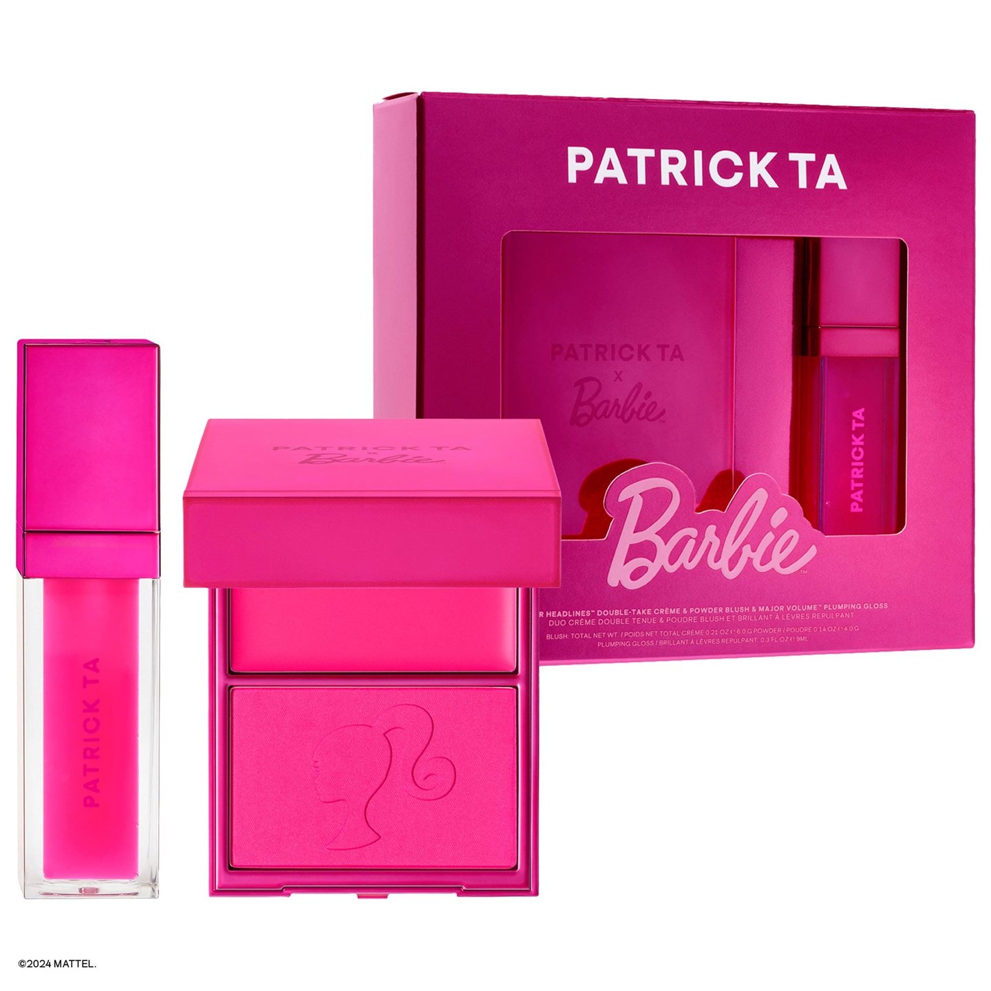 Patrick Ta X Barbie™ Blush Duo And Lip Plumper Set | Women's