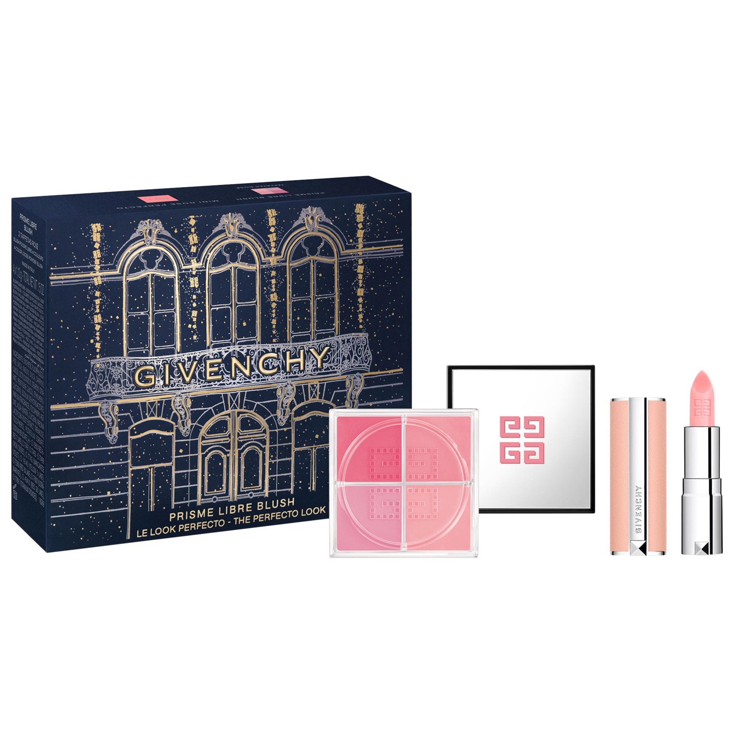 生まれのブランドで The Prisme Libre Blush & Perfecto Mini Lip Balm Set トライアルセット・サンプル