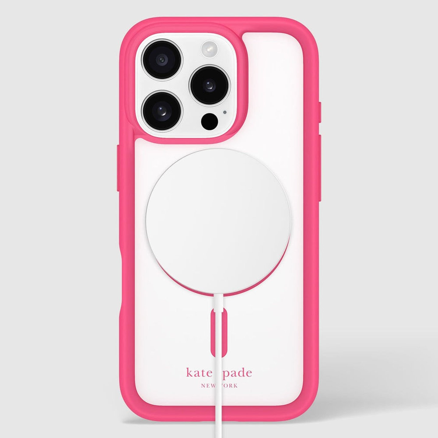2025人気の Ultra York New Spade Kate Protective Magsafe Pink Pom Pom iPhoneアクセサリー
