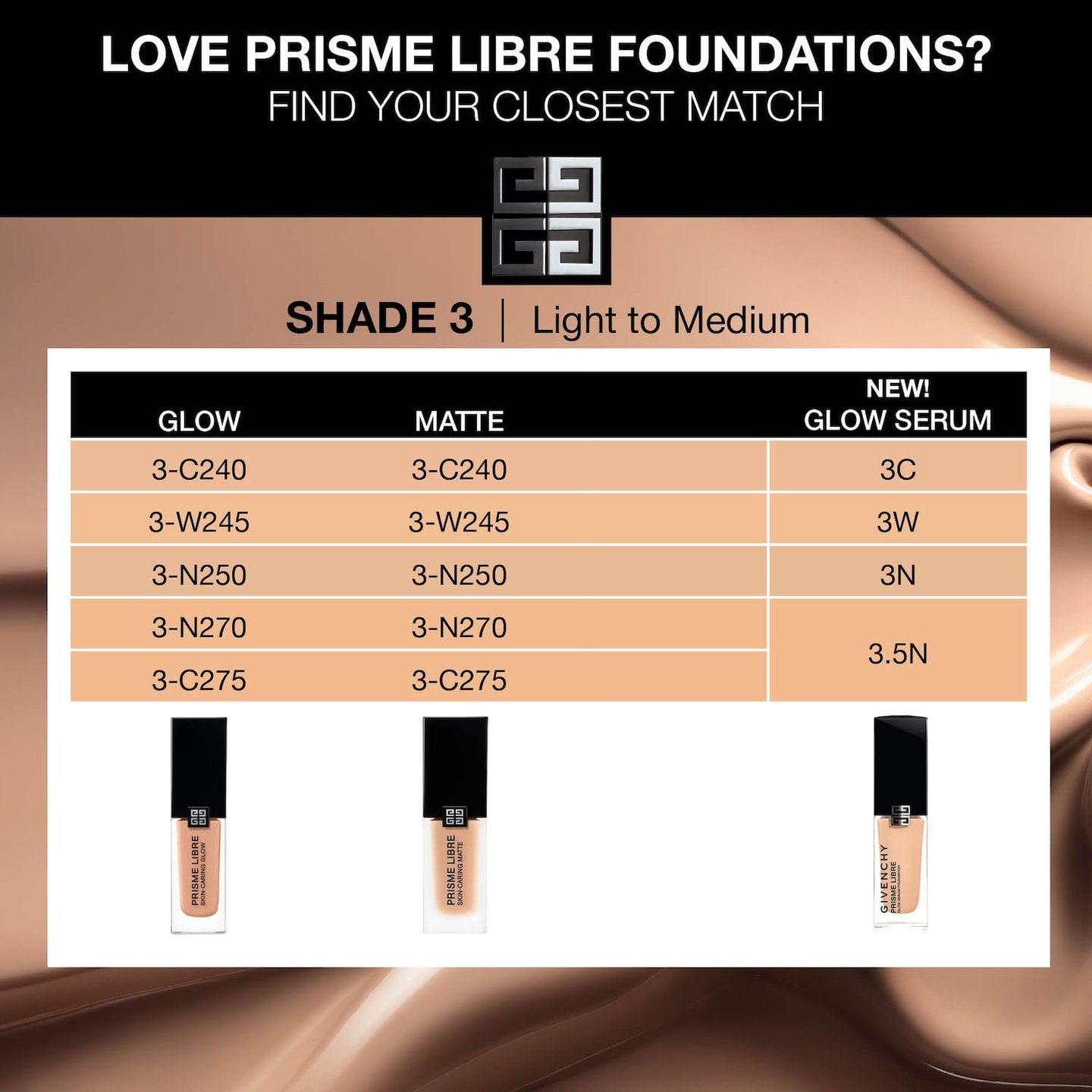 Prisme Libre Glow Serum Blurring Foundation With Natural