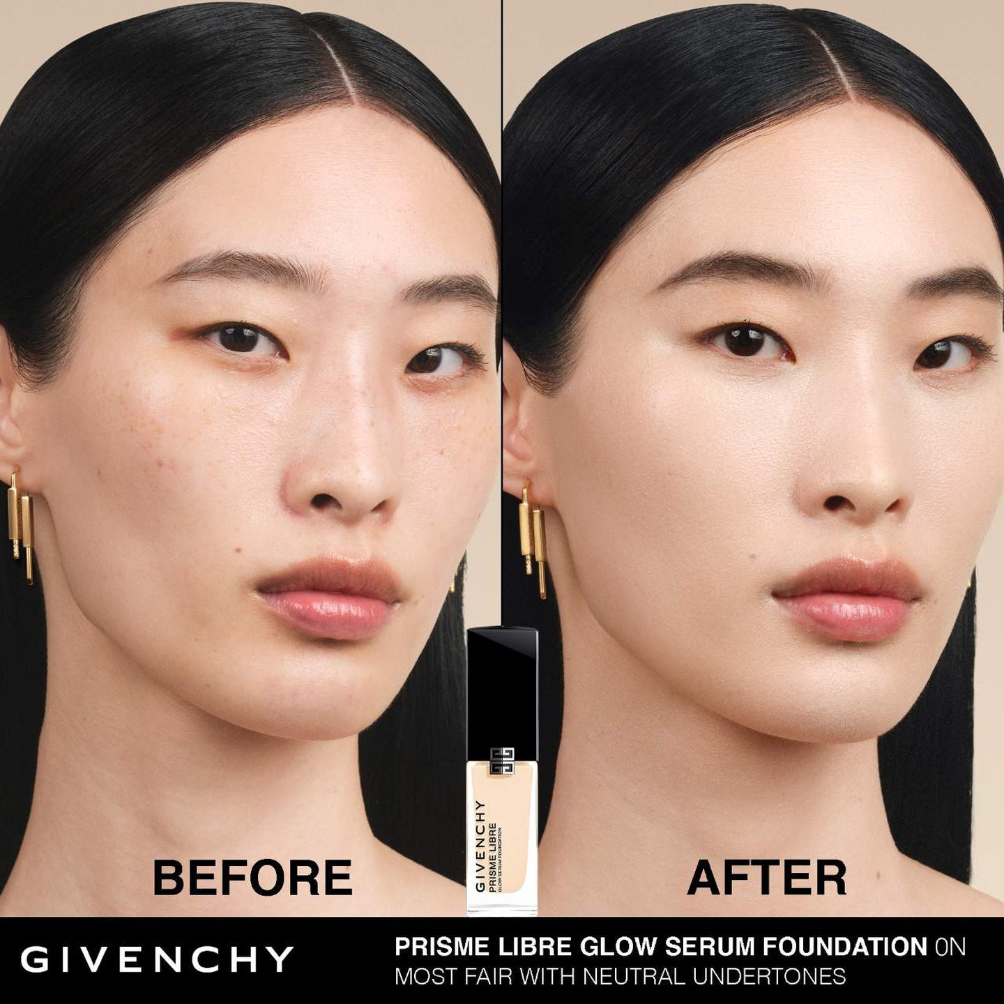 Prisme Libre Glow Serum Blurring Foundation With Natural