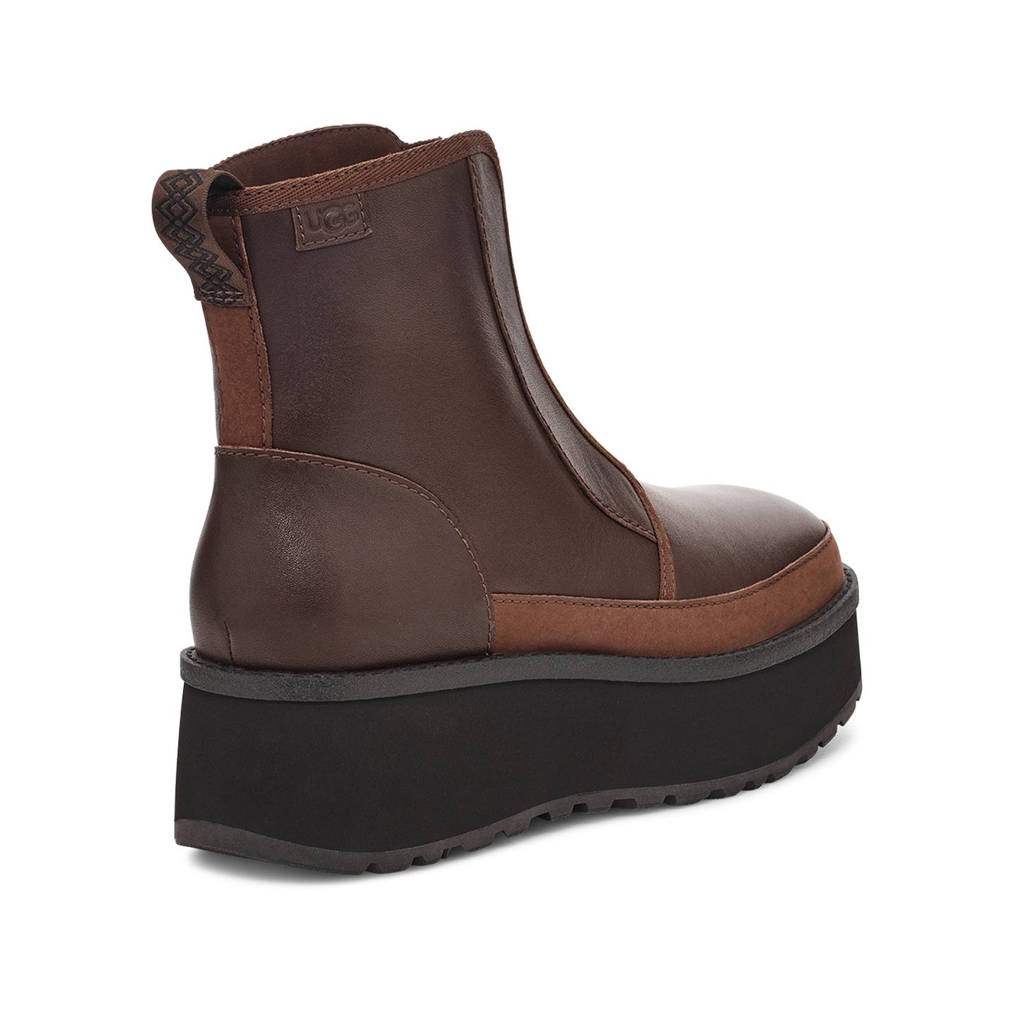 UGG CLASSIC CHILLAPEAK BURNT CEDAR SPILL SEAMS PLATFORM